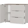 White Sideboard with 3 Drawers & 1 Door