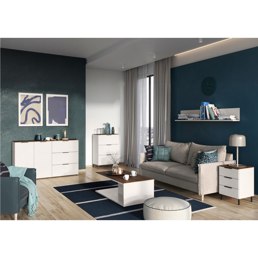 California White Small Sideboard