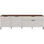 Cream TV Unit with Storage Cupboards - TV's up to 70" - California