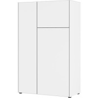 Veluva White & Grey Tall Drinks Cabinet