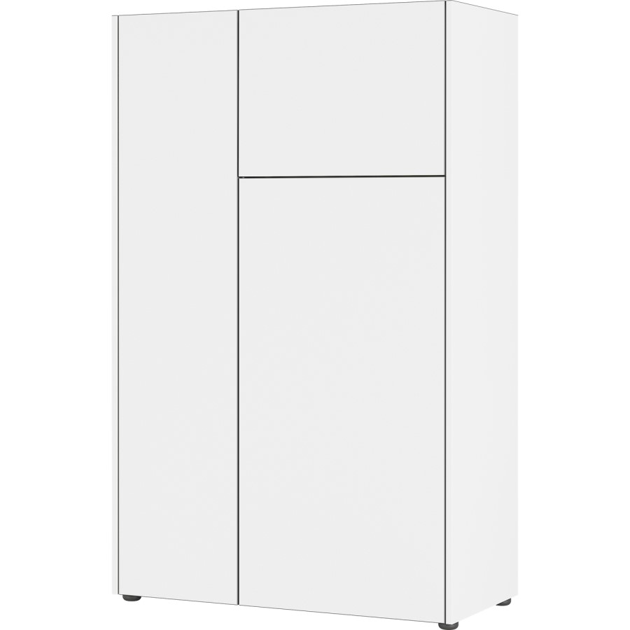 Veluva White & Grey Tall Drinks Cabinet