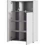 Veluva White & Grey Tall Drinks Cabinet