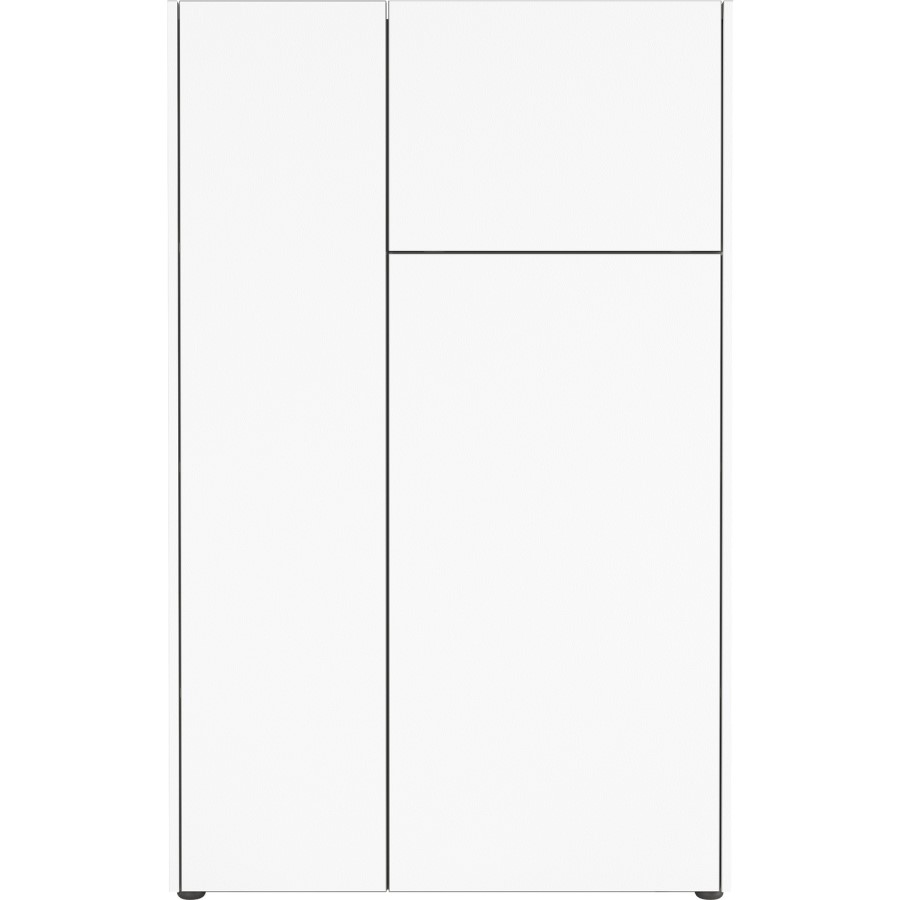 Veluva White & Grey Tall Drinks Cabinet