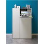 Veluva White & Grey Tall Drinks Cabinet