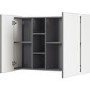 Veluva White & Grey Display Cabinet