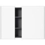 Veluva White & Grey Display Cabinet