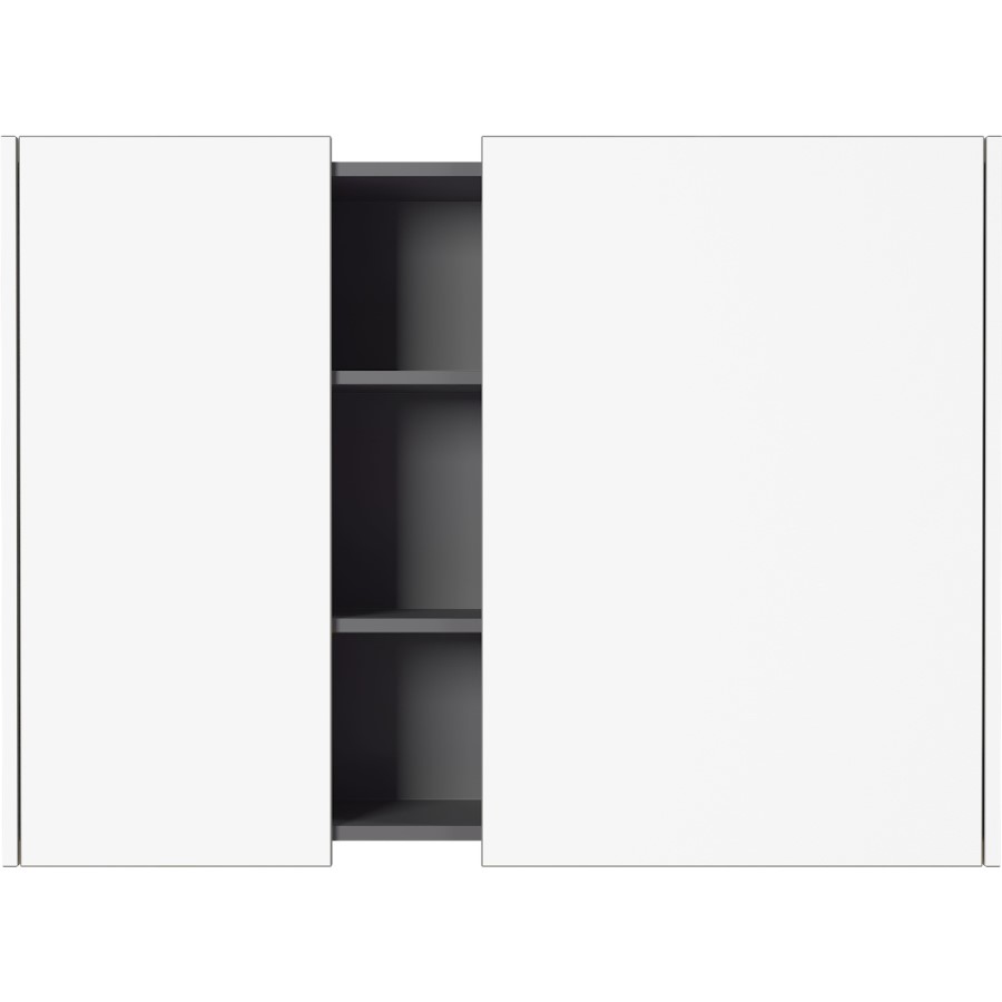 Veluva White & Grey Display Cabinet