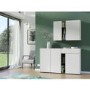 Veluva White & Grey Display Cabinet