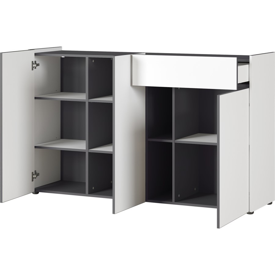 Veluva White & Grey Sideboard
