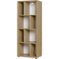 Coruna Tall Wooden Bookcase
