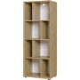 Coruna Tall Wooden Bookcase