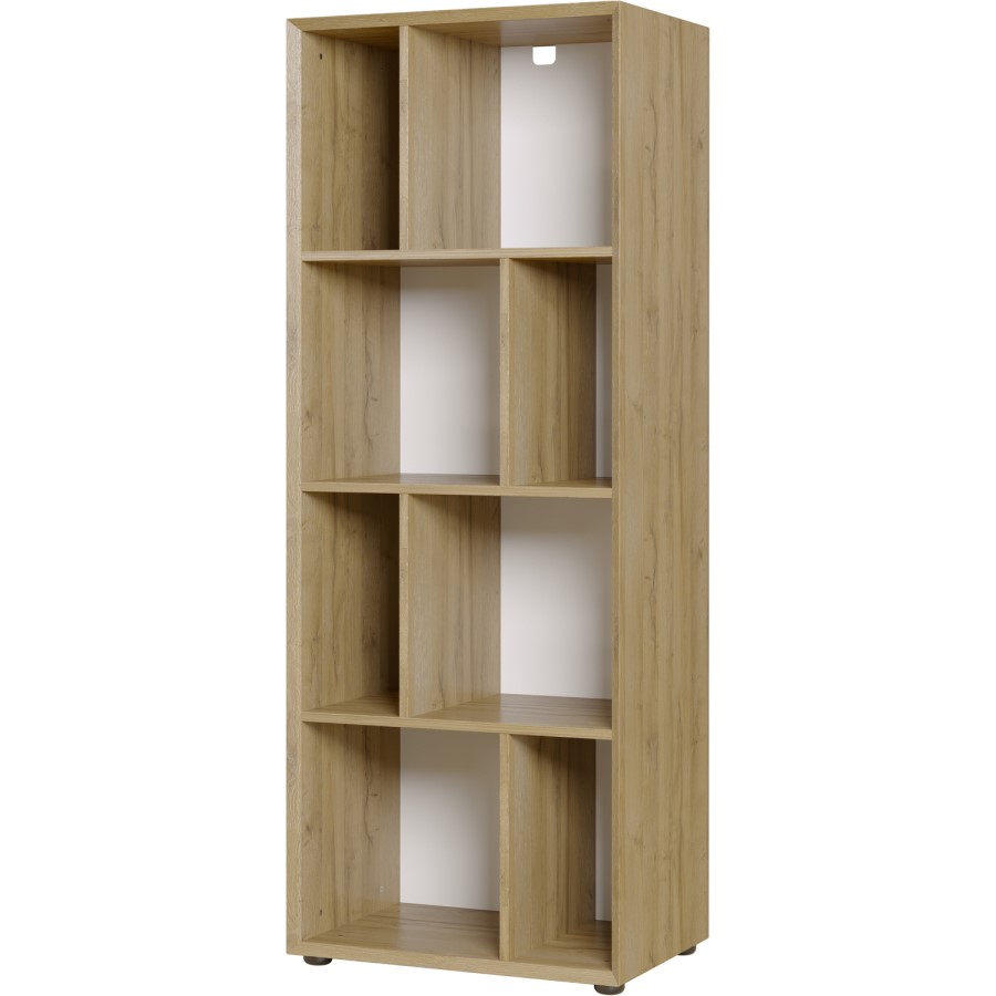 Coruna Tall Wooden Bookcase