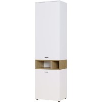 Coruna Tall White Display Cabinet