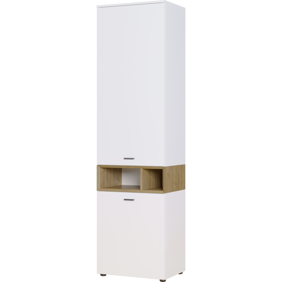 Coruna Tall White Display Cabinet