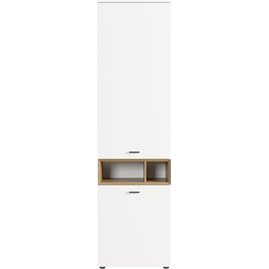 Coruna Tall White Display Cabinet