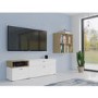 Coruna Low Wooden Bookcase