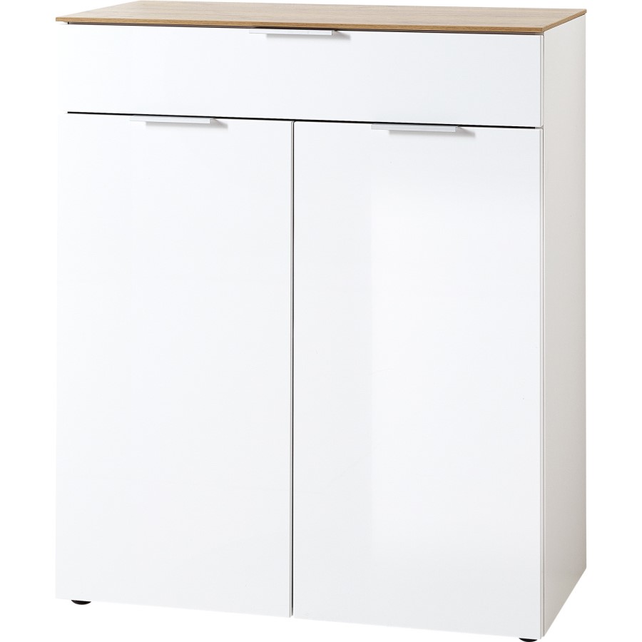 Cetano White & Wood Sideboard