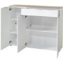 Large Sideboard White & Wood -  Cetano
