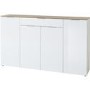 Extra Large 4 Door Sideboard - Cetano White & Wood