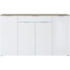 Extra Large 4 Door Sideboard - Cetano White &amp; Wood