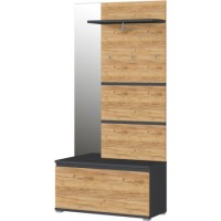 Oslo Wooden Hallway Unit with Coat Hooks