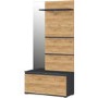Oslo Wooden Hallway Unit with Coat Hooks