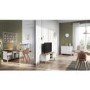 Osolo White & Wooden Small Sideboard