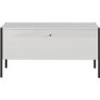 Parenzo White Gloss Storage bench
