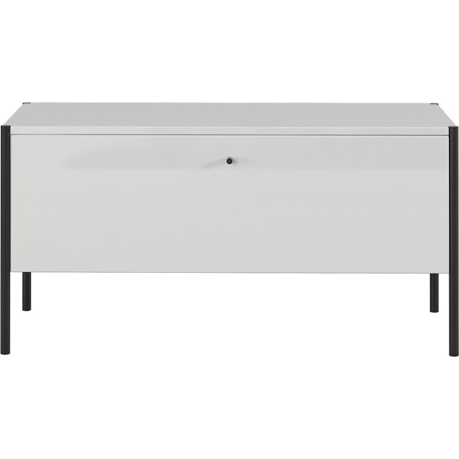 Parenzo White Gloss Storage bench