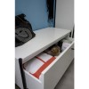 Parenzo White Gloss Storage bench