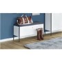 Parenzo White Gloss Storage bench