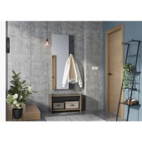 Kante Hallway Storage Unit in Grey