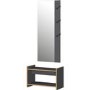 Kante Hallway Storage Unit in Grey