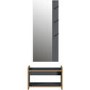 Kante Hallway Storage Unit in Grey