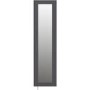 Rotary Grey Mirrored Shoe Cabinet