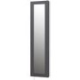 Rotary Grey Mirrored Shoe Cabinet