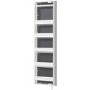 Rotary Grey Mirrored Shoe Cabinet
