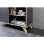 Ivan Grey & Wood Display Cabinet