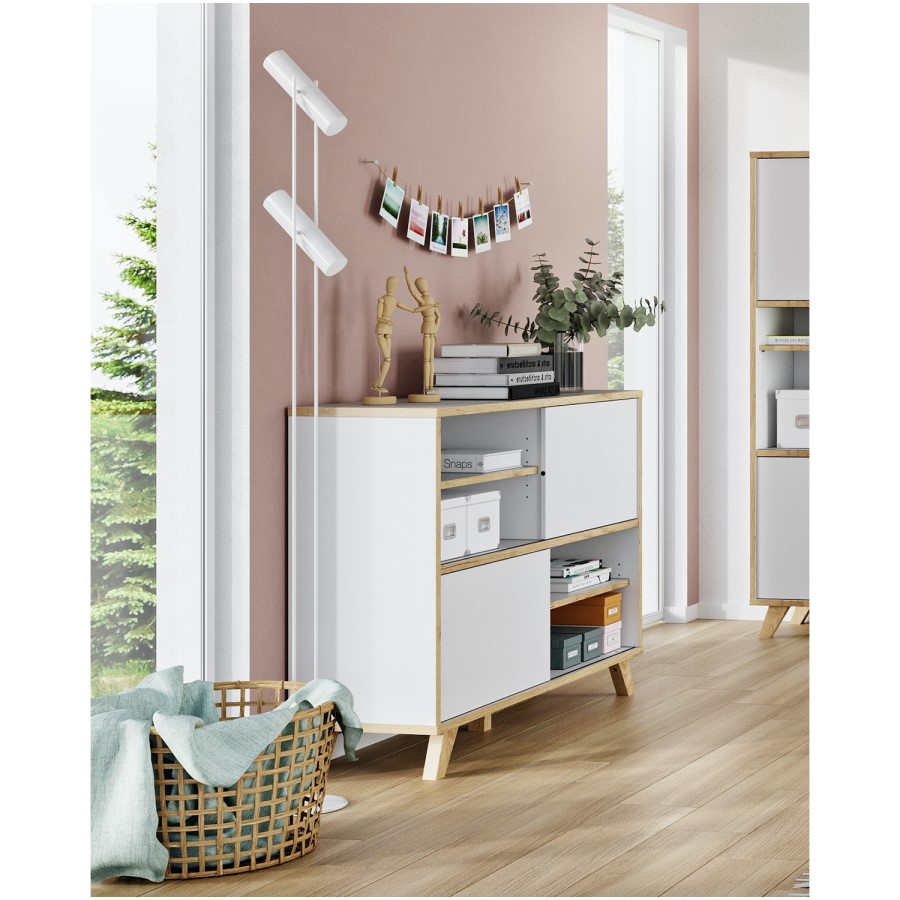 Ivan White & Wood Display Unit