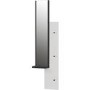 Madeo Large Mirror with 3 Black Coat Hooks