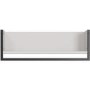 Madeo White Shelf with Black Frame