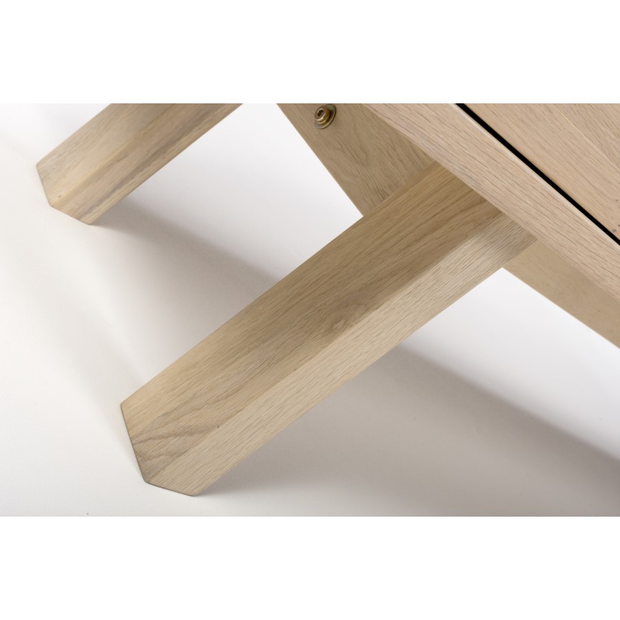 Connect Light Oak Sideboard with Sliding Doors - Marshall