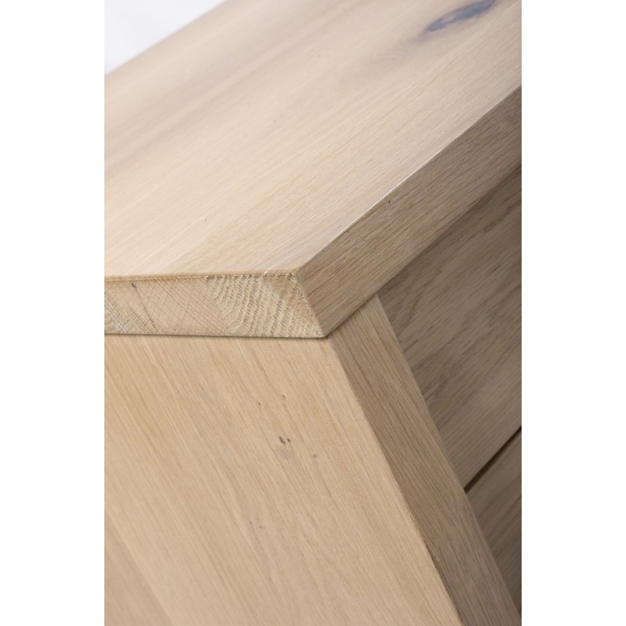 Connect Light Oak Sideboard with Sliding Doors - Marshall