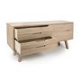 Connect Light Oak Sideboard with Sliding Doors - Marshall