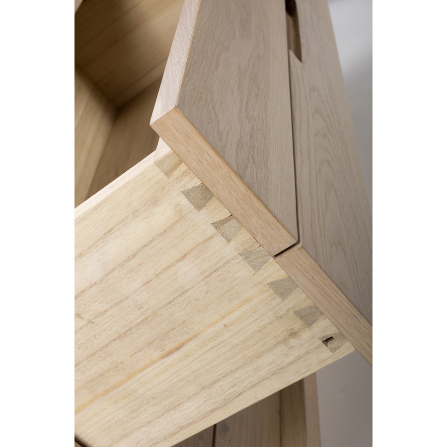 Connect Light Oak Sideboard with Sliding Doors - Marshall