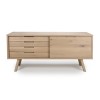 Connect Light Oak Sideboard with Sliding Doors - Marshall