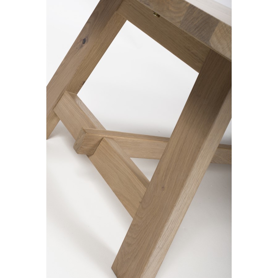 Large Light Oak Coffee Table - Marshall