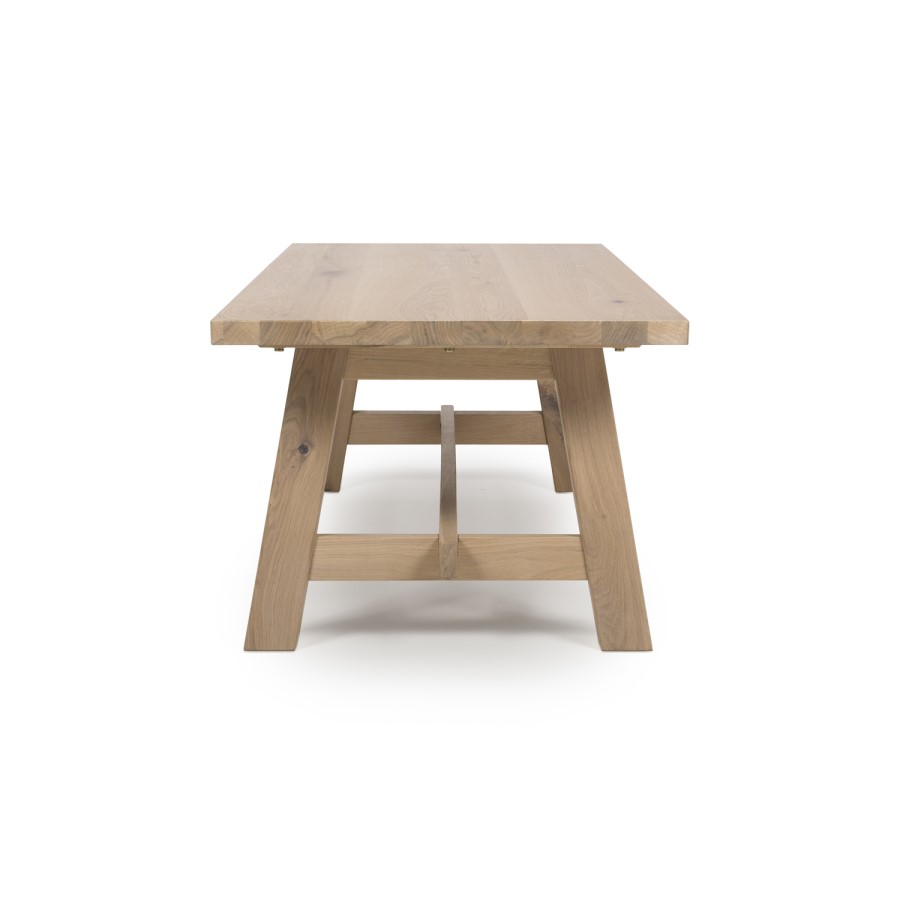 Large Light Oak Coffee Table - Marshall