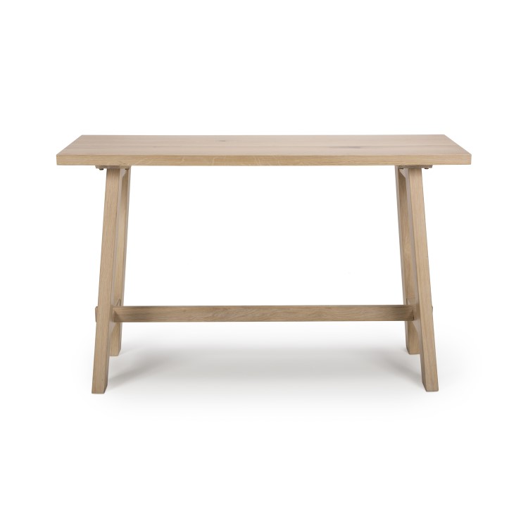 Light Oak Console Table - Marshall