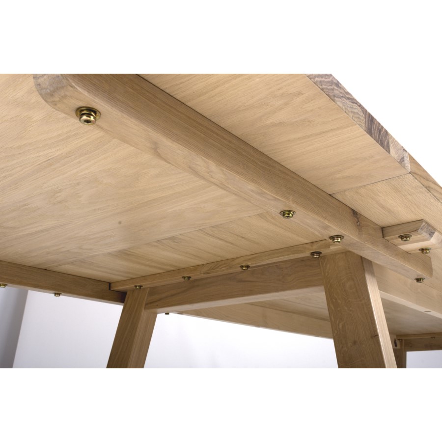 Light Oak Trestle Table 220cm - Marshall